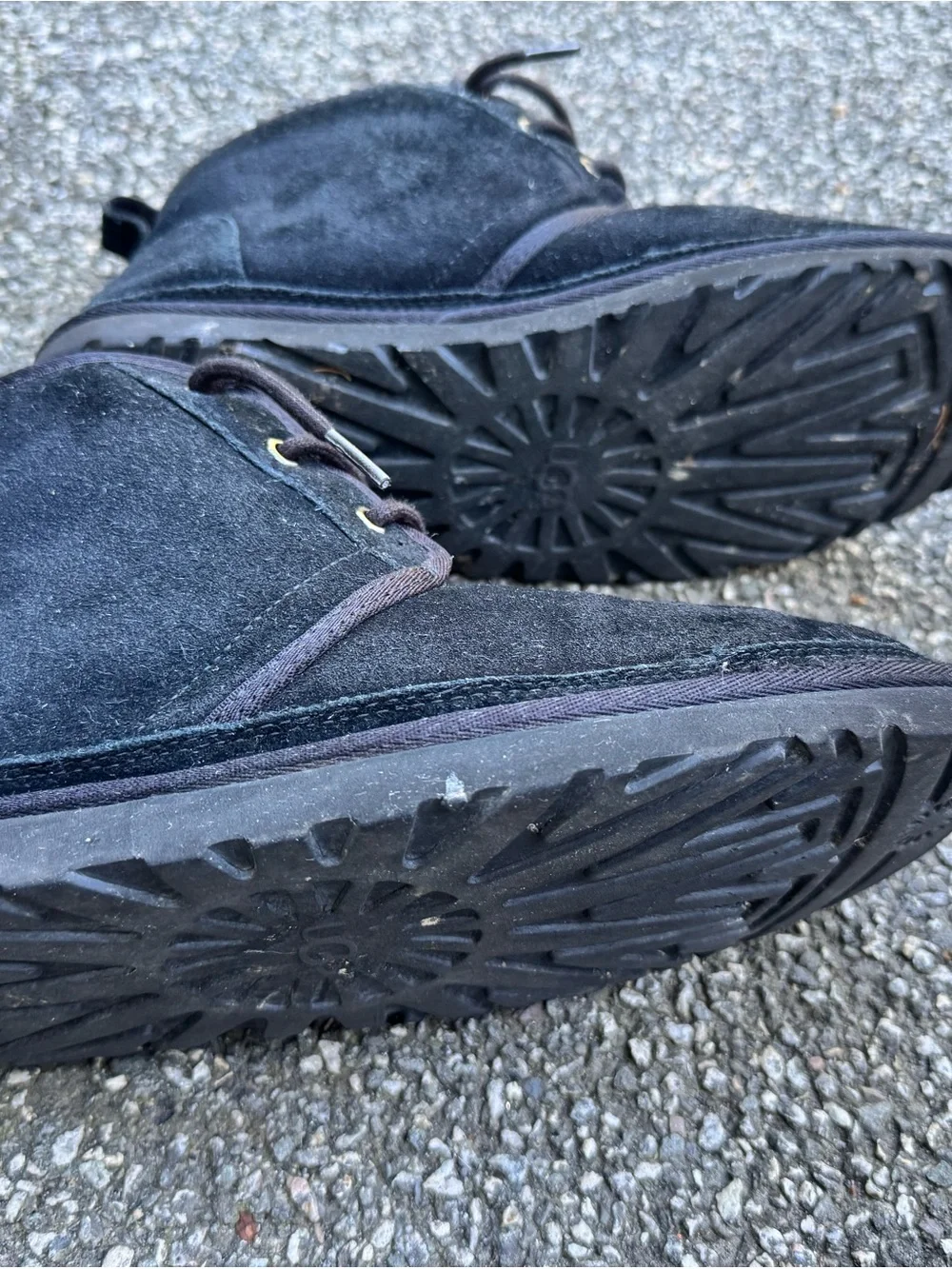 UGG Men's Black Suede Chukka Boots
